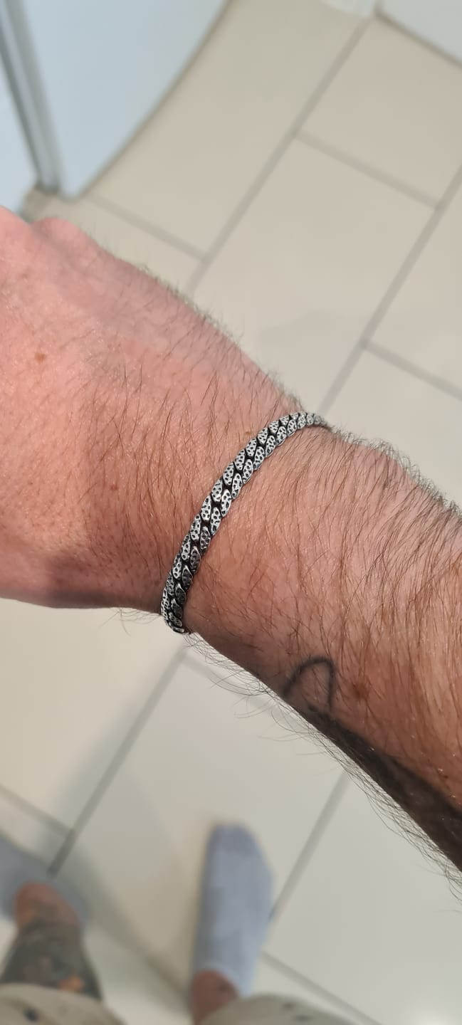Customer photo review of WOVEN LEGACY. - 925 STERLING SILVER