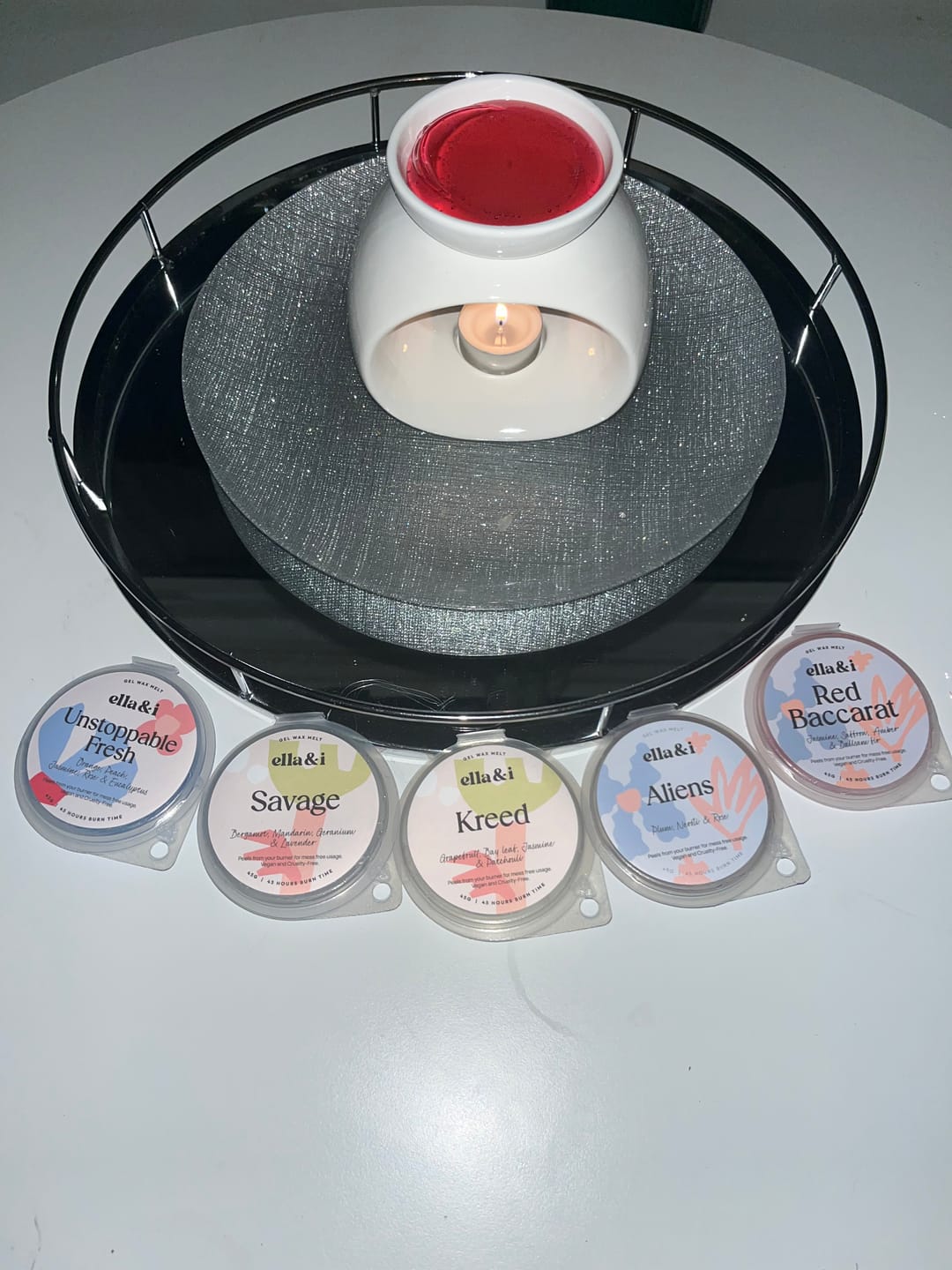 Customer photo review of Red Baccarat Gel Melt