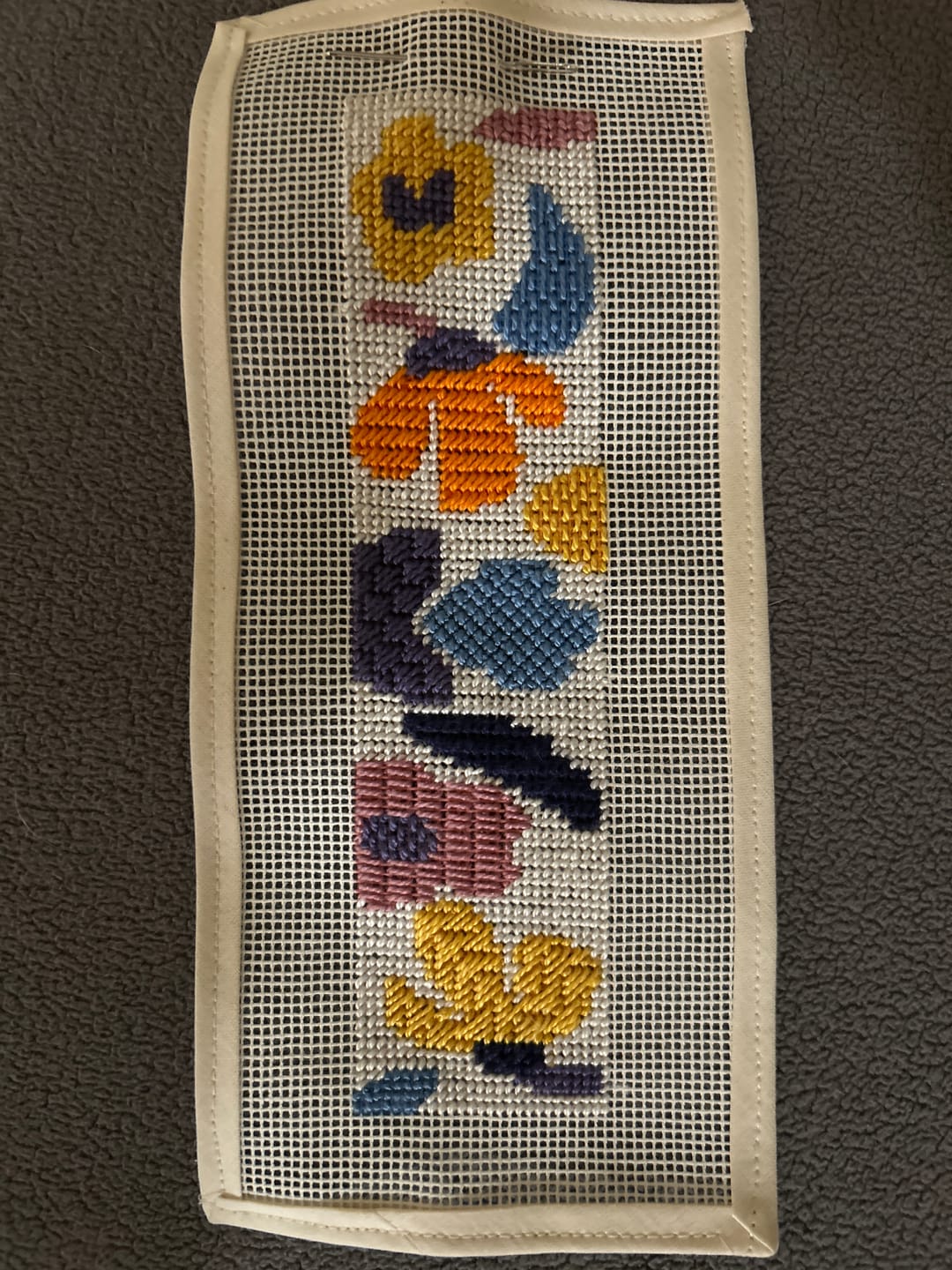 Customer photo review of Chilling Spell Bookmark Needlepoint Kit