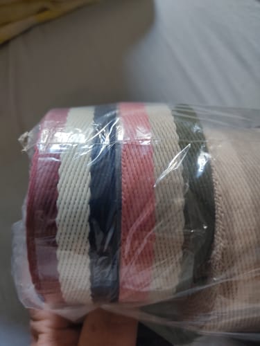 Customer photo review of FITA LISTRAS 30MM COR MARINHO/CREME/BORDO 1 METRO