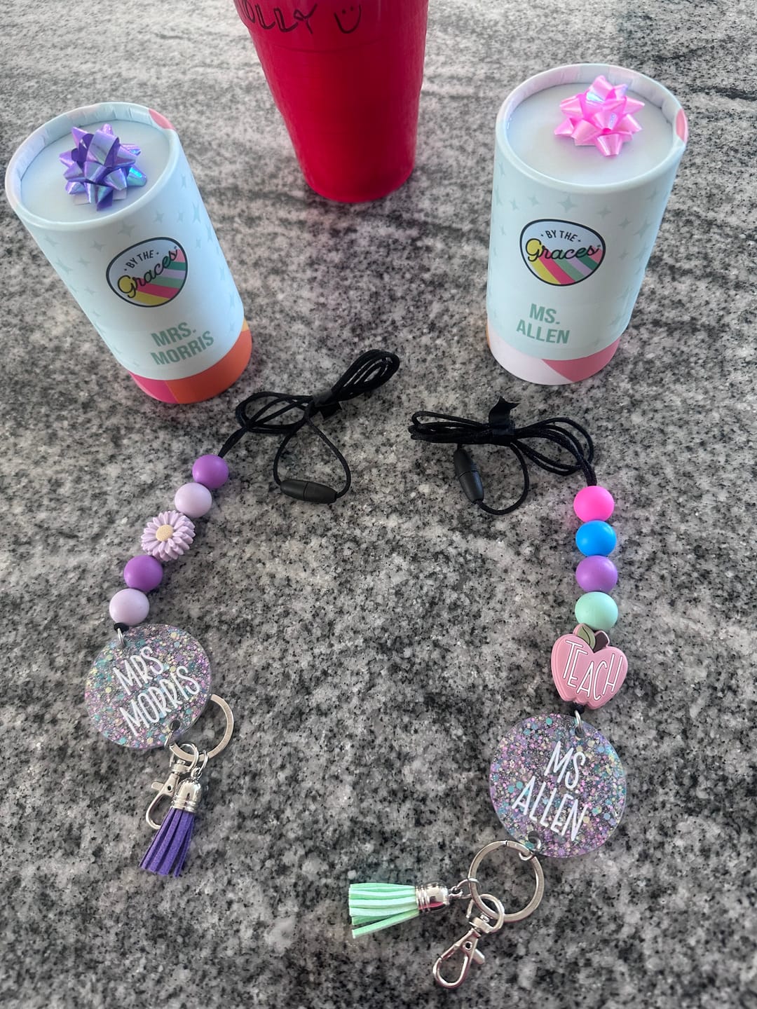 Customer photo review of Design Your Own Beaded Lanyard