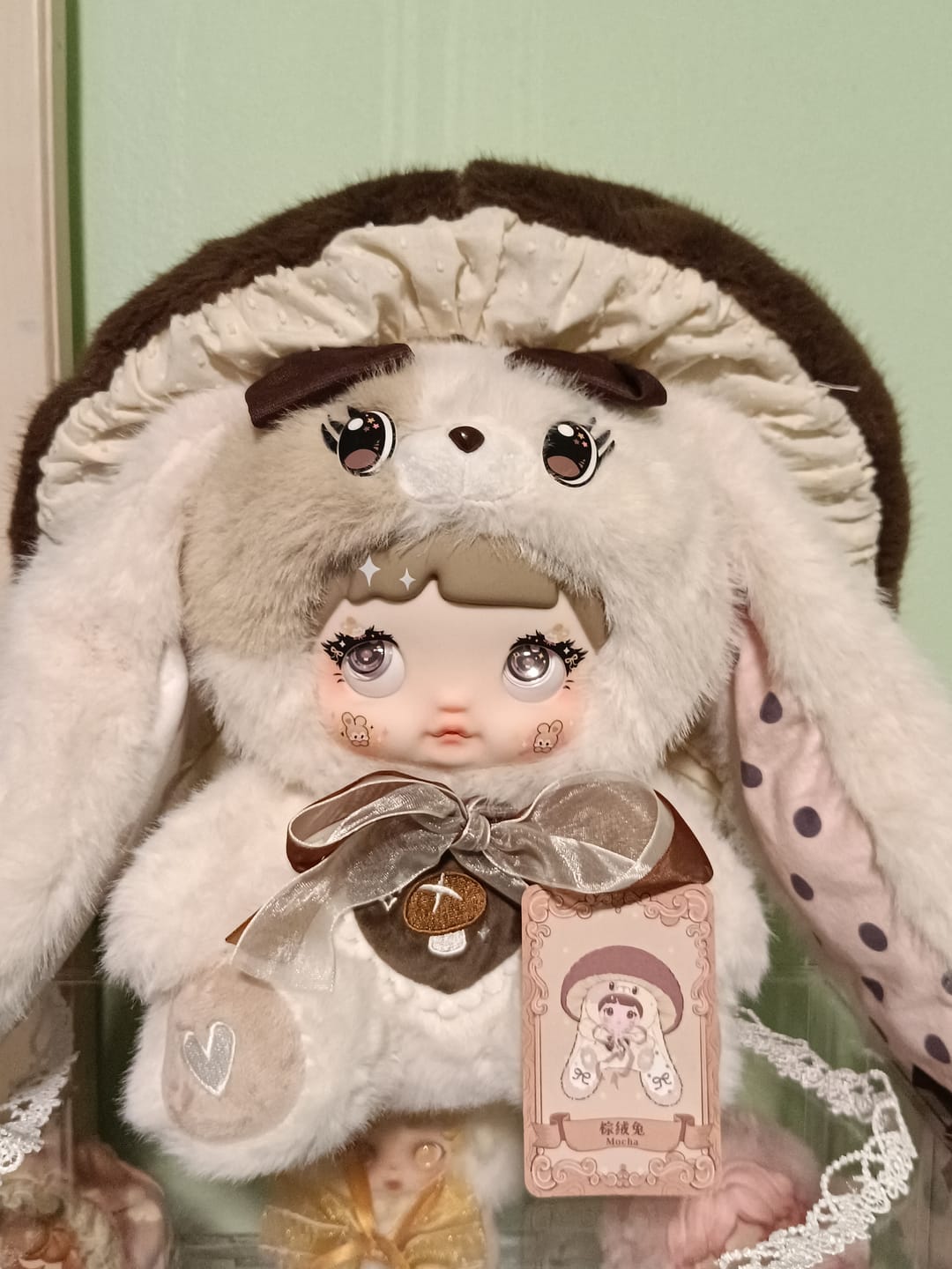 Customer photo review of Nommi Mushroom Hat 400% Series Plush Blind Box
