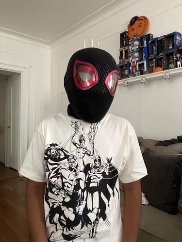 Customer photo review of [NEW] Spidey Gear™ Miles Morales Mask
