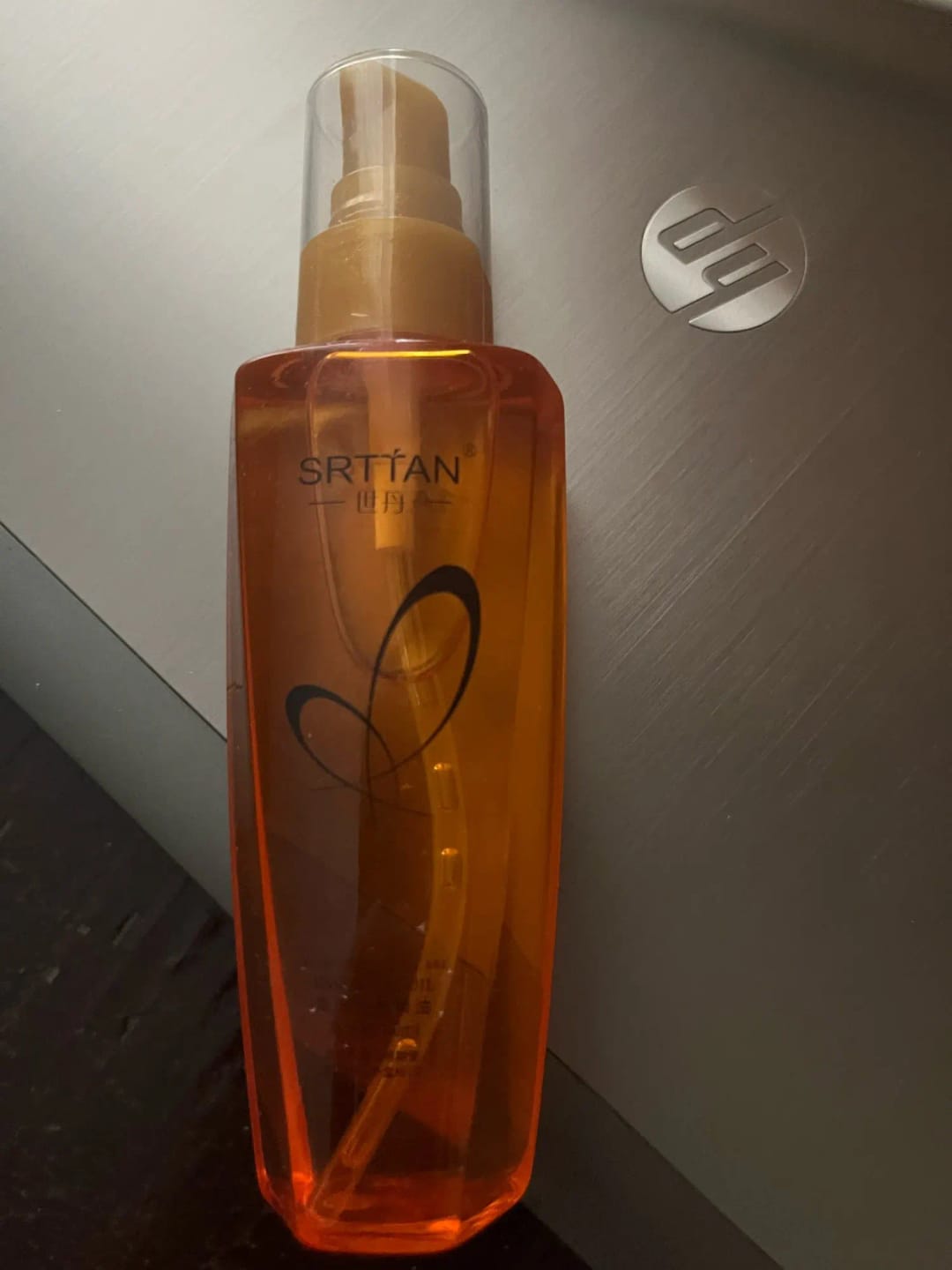 Customer photo review of Argan Oil Hair Serum Lightweight Split Ends Mist — Amber Gold | KIMLUD