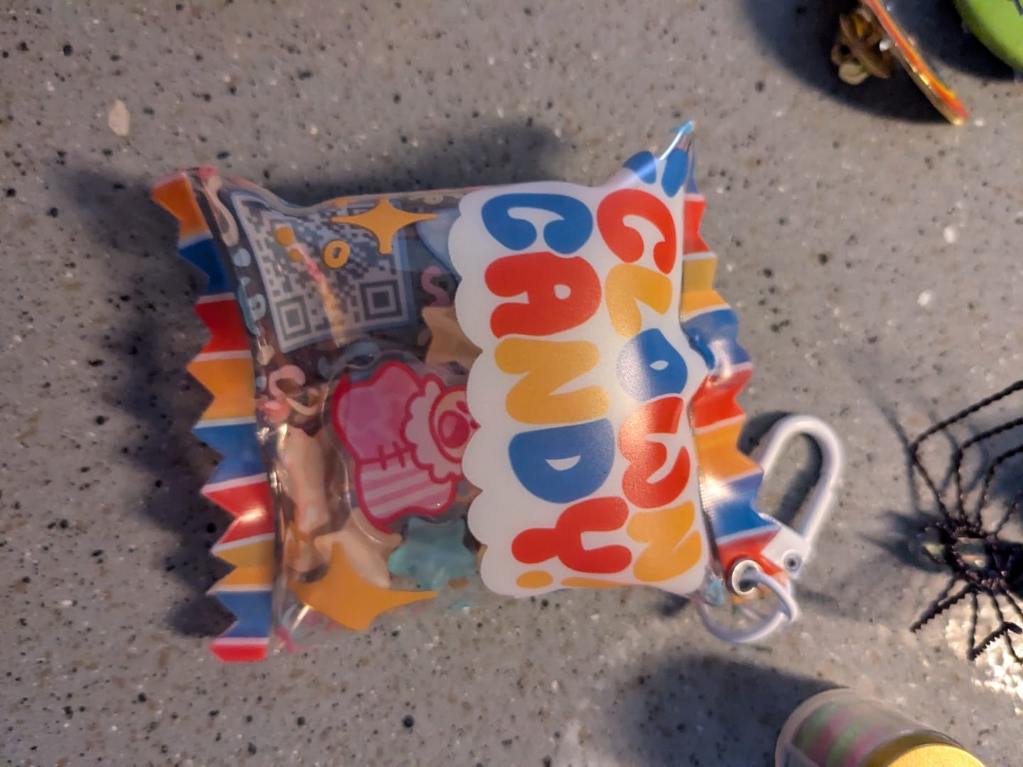 Customer photo review of Clown Candy Keychain