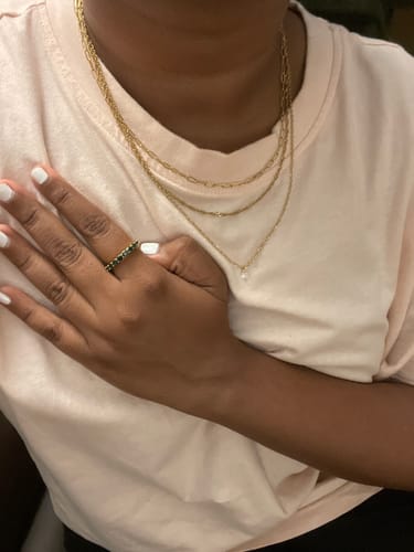 Customer photo review of Jana Triple Chain Necklace