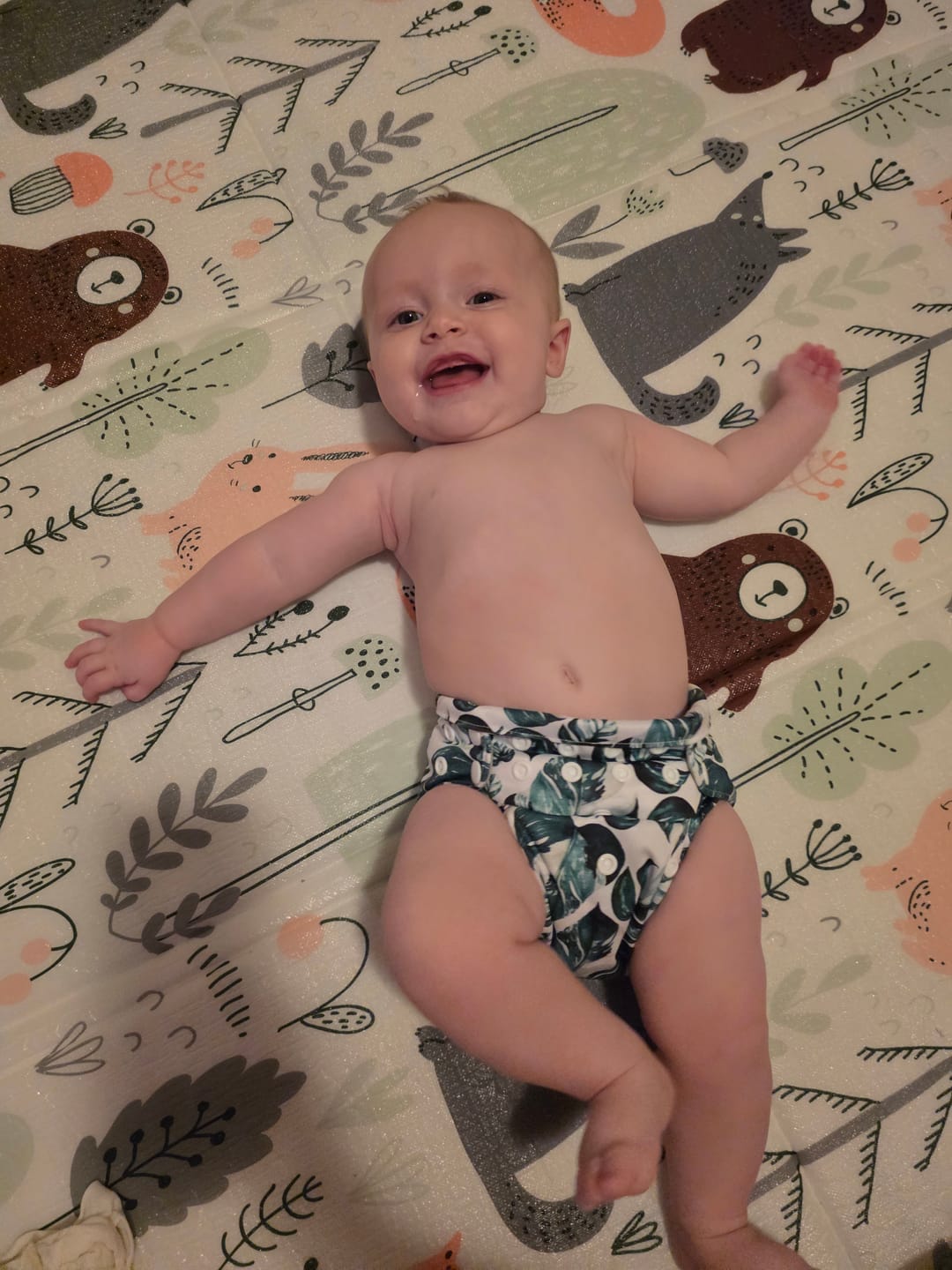 Customer photo review of Slim Fit Pocket Cloth Diaper