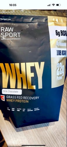 Customer photo review of Grass Fed Whey Protein