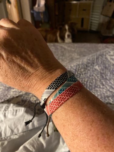 Customer photo review of Keffiyeh Bracelet