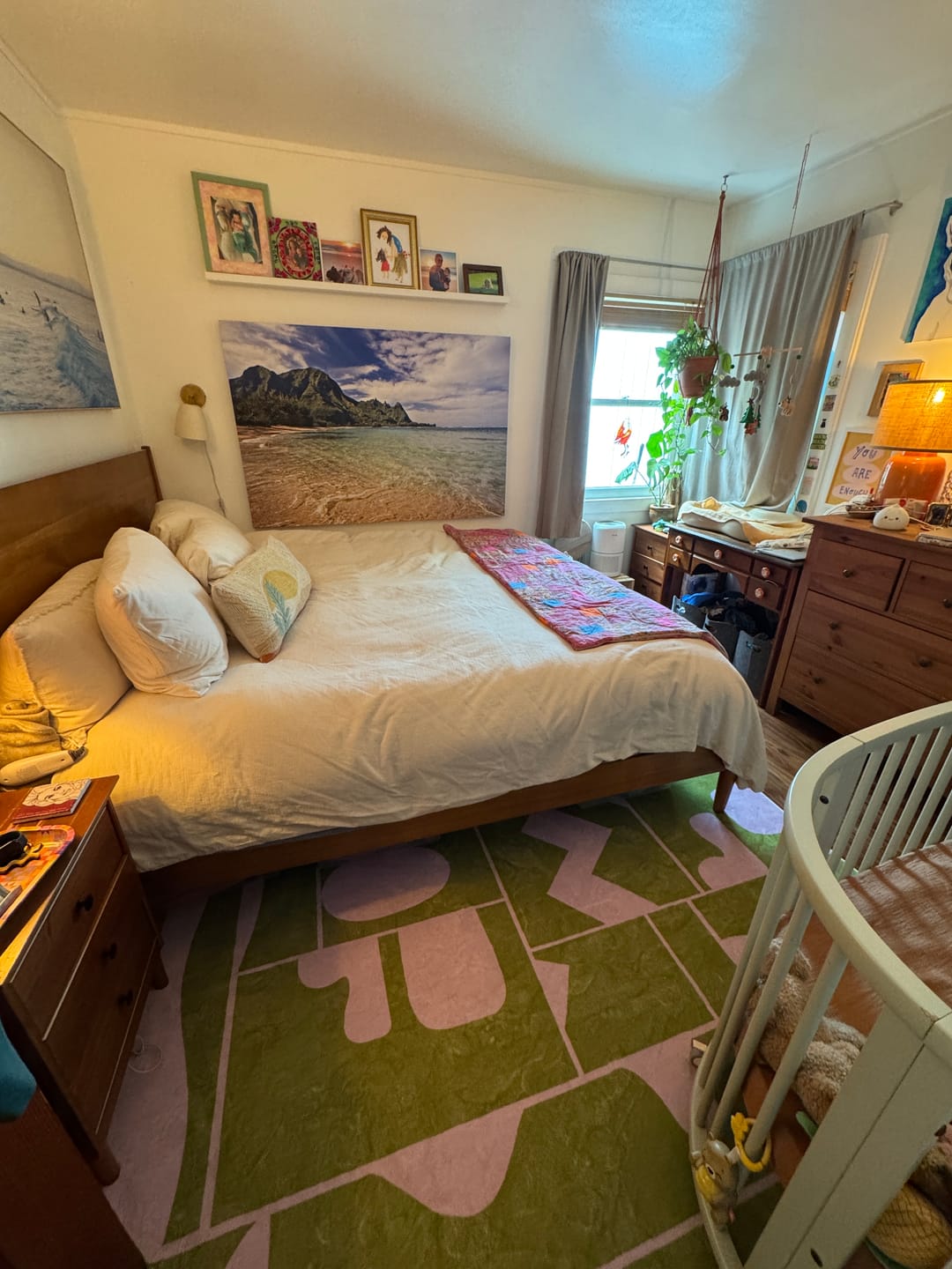 Customer photo review of Abstract Patchwork Rug by Becca Franks