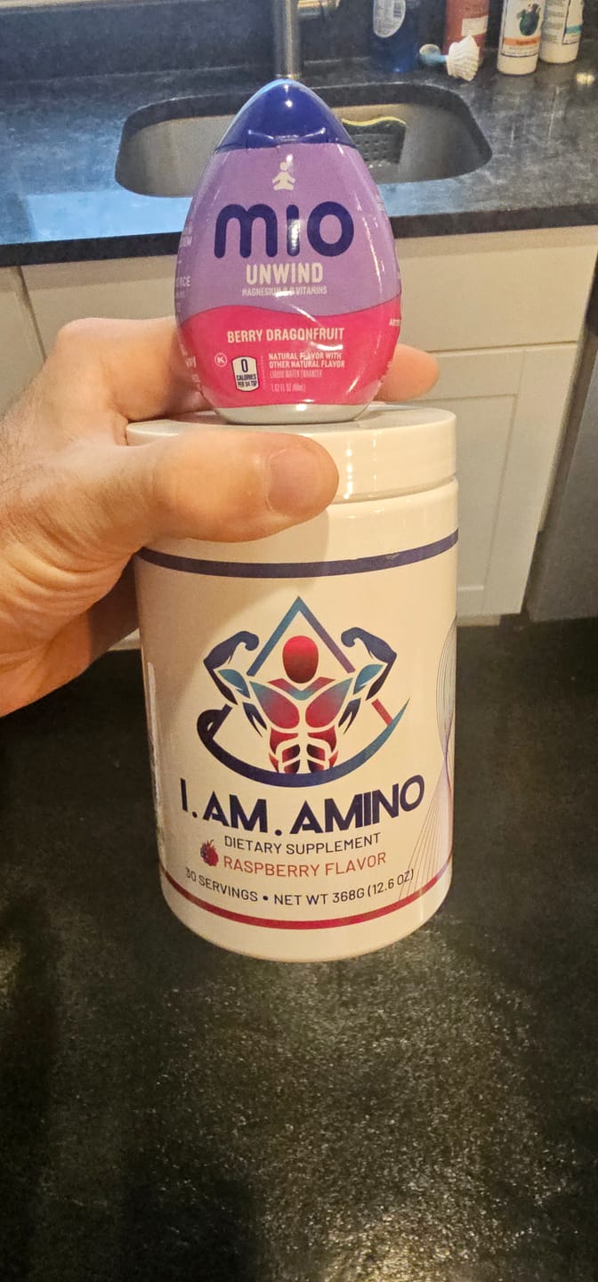 Customer photo review of I.AM.AMINO Raspberry 3-Jar