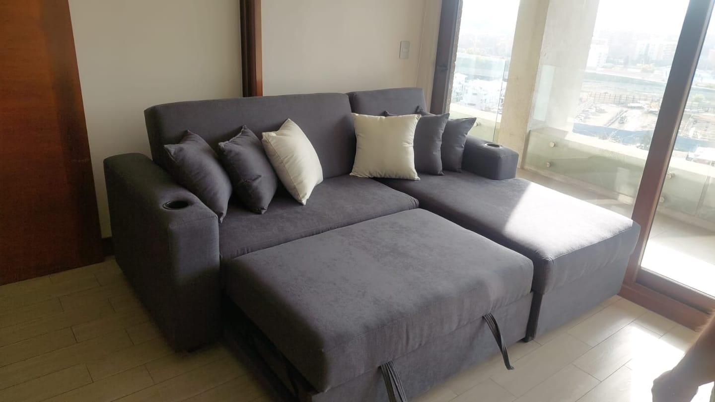 Customer photo review of Sofá en L Cama Baúl Paris