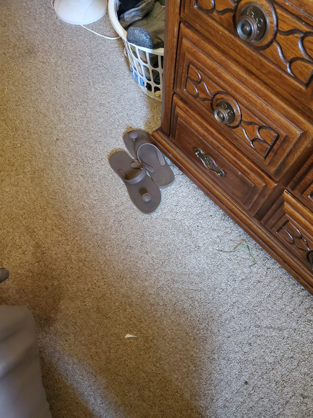 Customer photo review of Gurus Flip-Flops - Brown