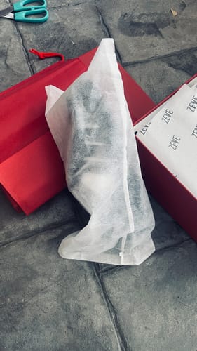 Customer photo review of Veneto Sandal - Dark Brown Polished Leather (Eva Combat)