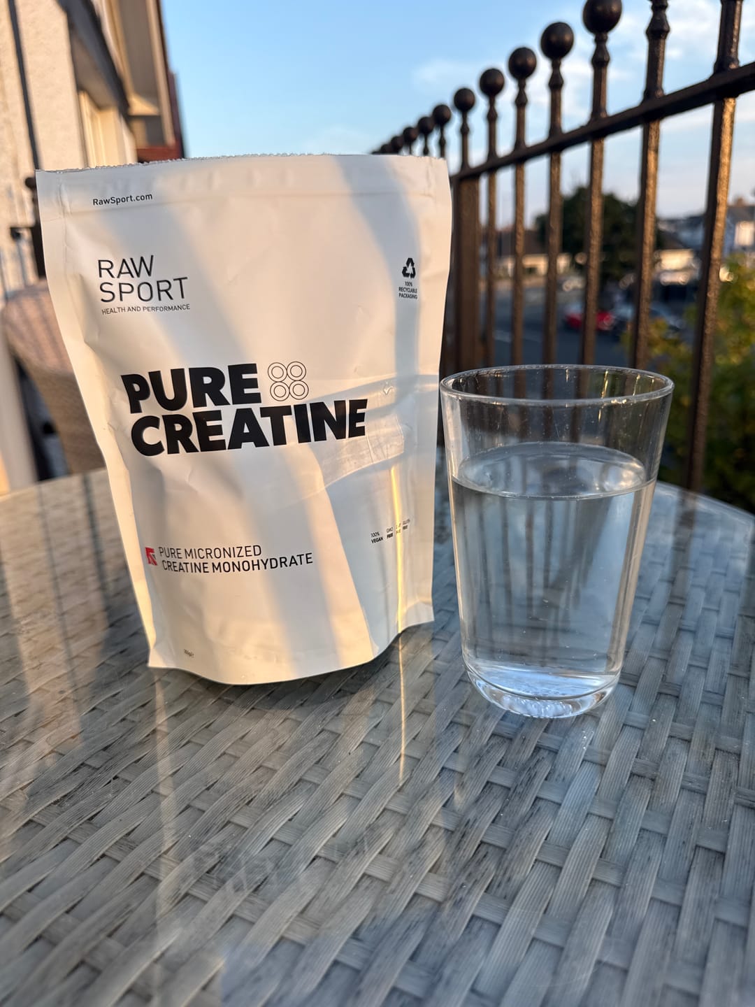 Customer photo review of Pure Creatine Monohydrate 250g
