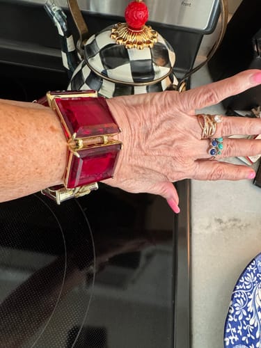 Customer photo review of HEIDI DAUS®"Hot Rocks II" Crystal Deco Bracelet