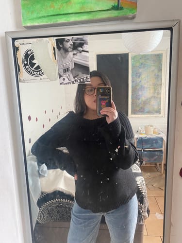 Customer photo review of SWEATER BELLA NEGRO