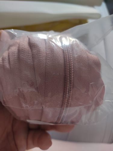 Customer photo review of ZIPER Nº6 POLIESTER COR ROSE 10 METROS