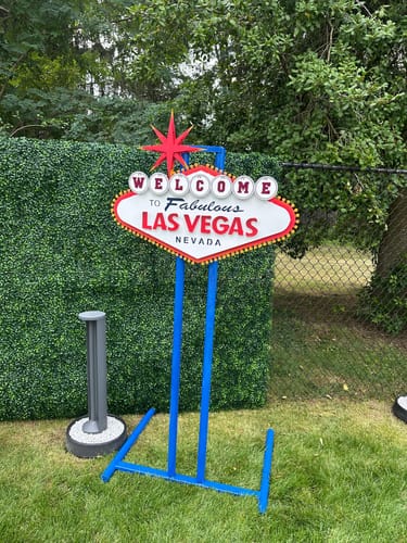 Customer photo review of "Welcome to Las Vegas" 3D Metal Wall Art 28" x 21"