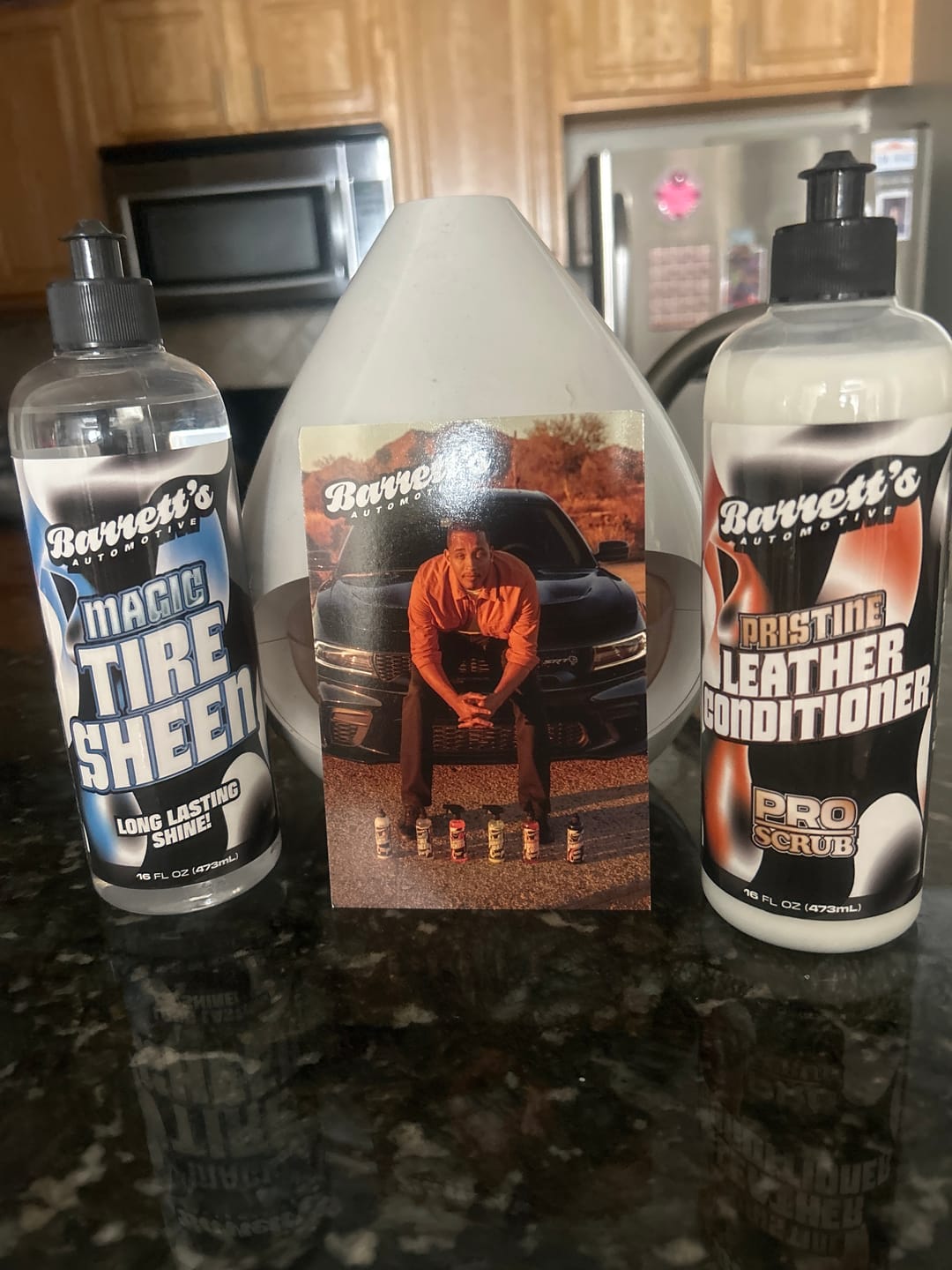 Customer photo review of Barrett's Automotive Pristine Leather Conditioner