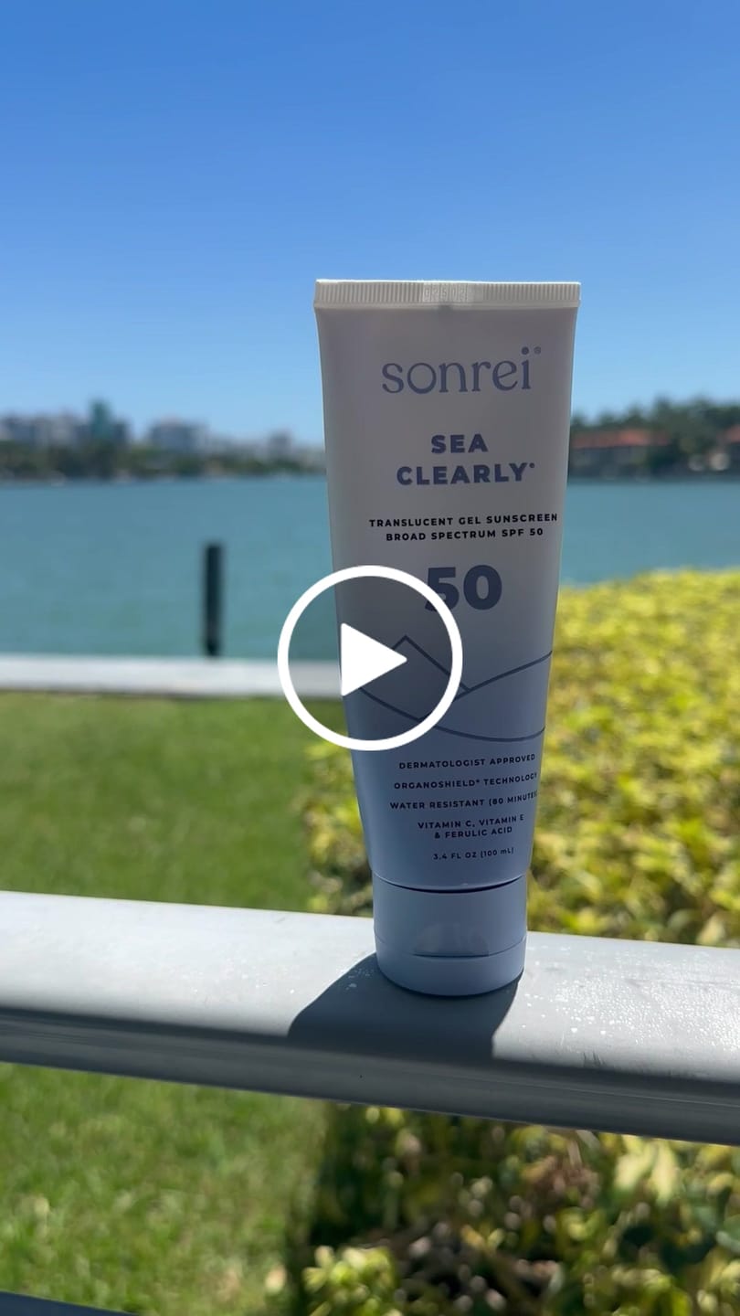 Customer video review of Sea Clearly SPF 50 Clear Gel Sunscreen