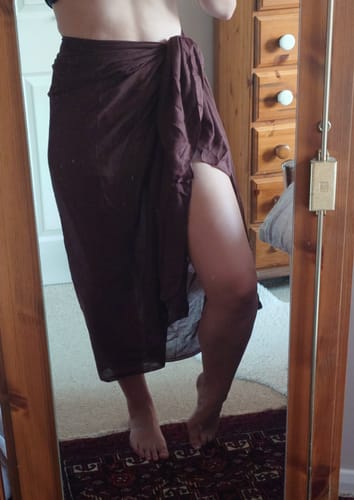 Customer photo review of Chocolate Sarong / Long
