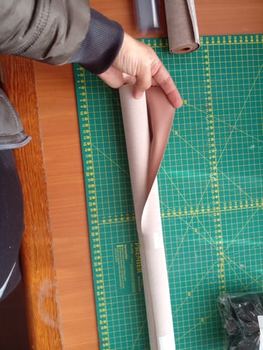 Customer photo review of DOLLARO 0.8MM COM FUNDO DE MALHA COR ROSE