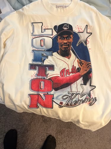 Customer photo review of "Kenny Lofton" T-Shirt