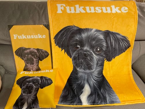 Customer photo review of Petcanva©オーダーメイド ペット似顔絵