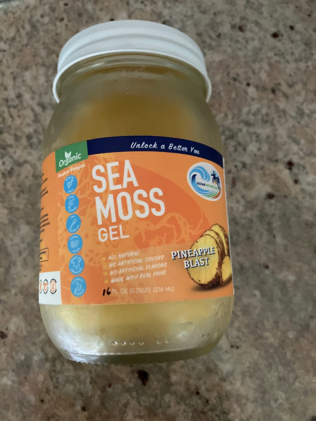 Customer photo review of Pineapple Sea Moss Gel