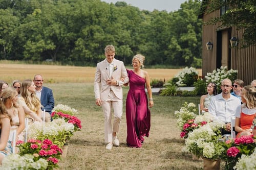 Emily B. review of Babylon Pleated Jumpsuit by Mac Duggal - RENTAL image 1 out of 1