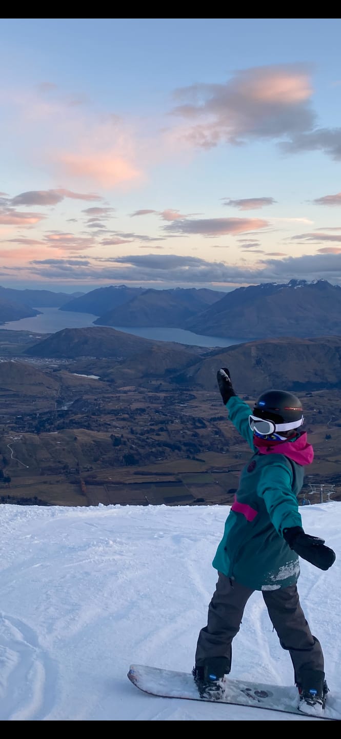 Customer photo review of Wave Stripe Neck Gaiter