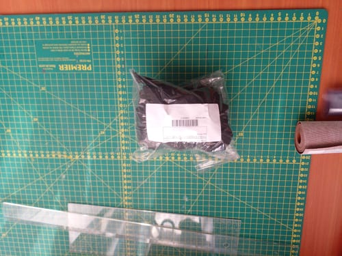 Customer photo review of ZIPER Nº6 POLIESTER COR PRETO 10 METROS