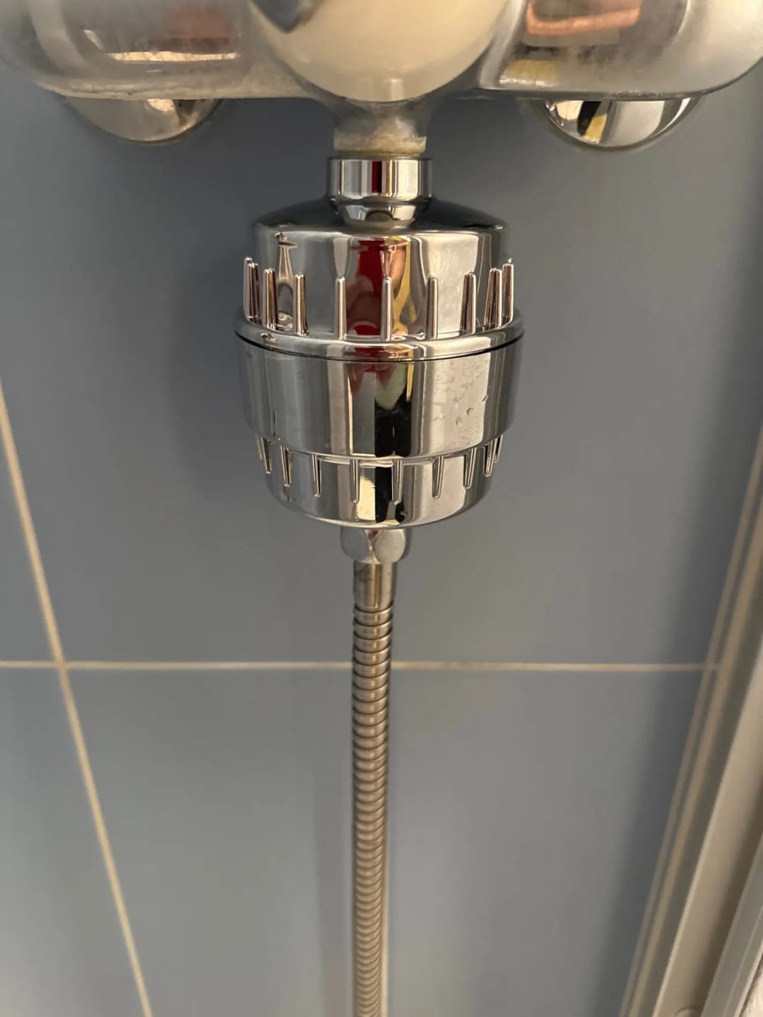 Customer photo review of HolyH2O™ Shower Mate (Filter Attachment)