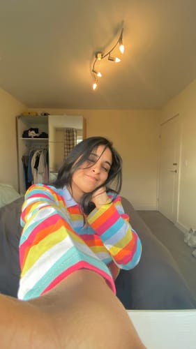 Customer photo review of Dream On Polo Neck Tee