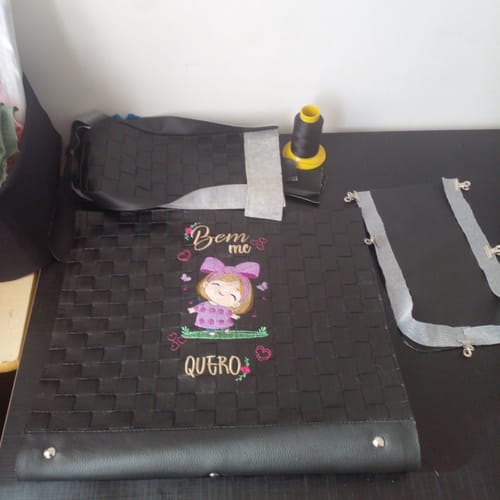 Customer photo review of BOTTEGA LUXO 1.5 FUNDO MANTA COR PRETO