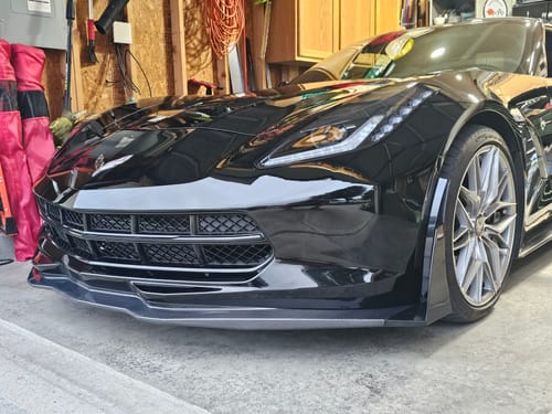 Customer photo review of Corvette C7 Stage 3 Front Splitter Lip