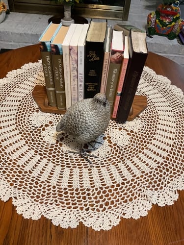 Customer photo review of Quail with Metal Feet