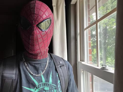 Customer photo review of [NEW] Spidey Gear™ - Andrew Garfield Mask V1