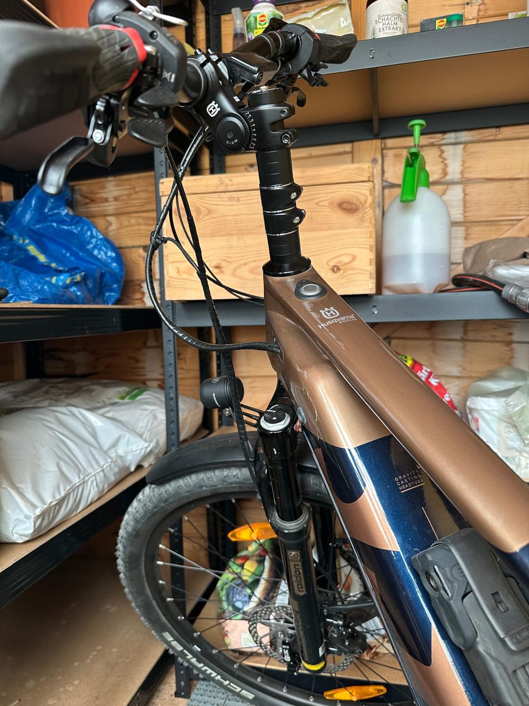 Customer photo review of PosturePro Lenkerhöhung - Gesund & Schmerzfrei Radfahren