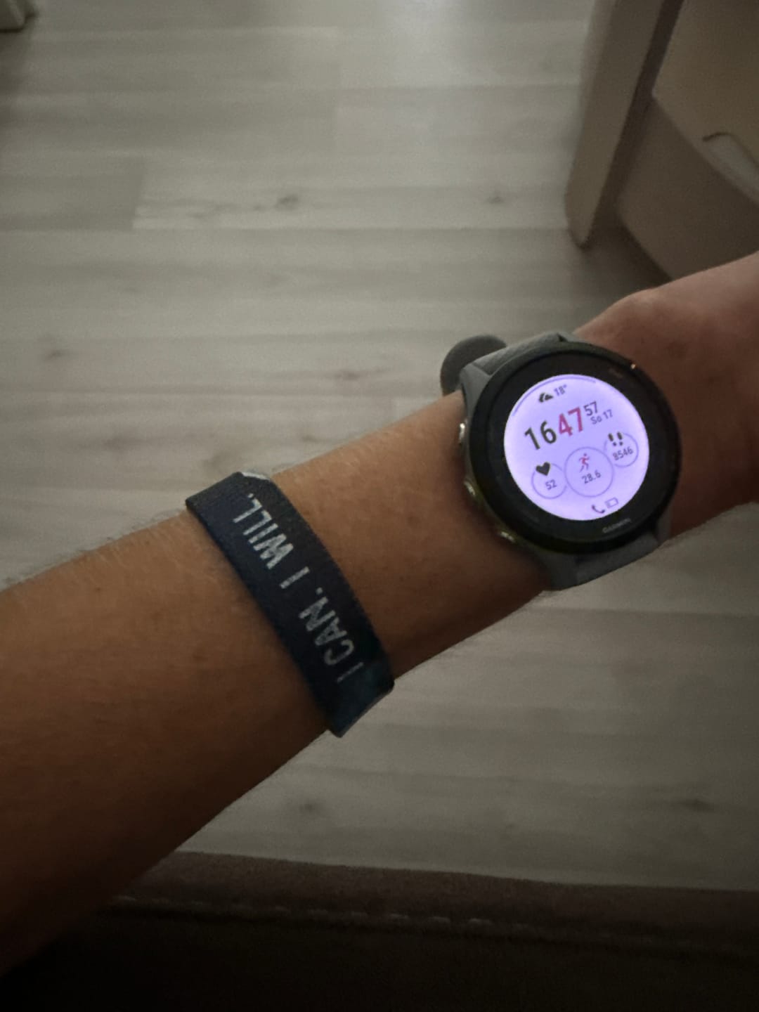 Customer photo review of I can. I will. - Elastisches Armband