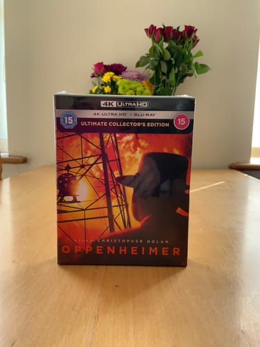 Customer photo review of Oppenheimer (Ultimate Collector's Edition) - Christopher Nolan [4K UHD]