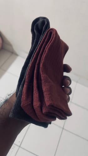 Customer photo review of Colorful Dress Socks