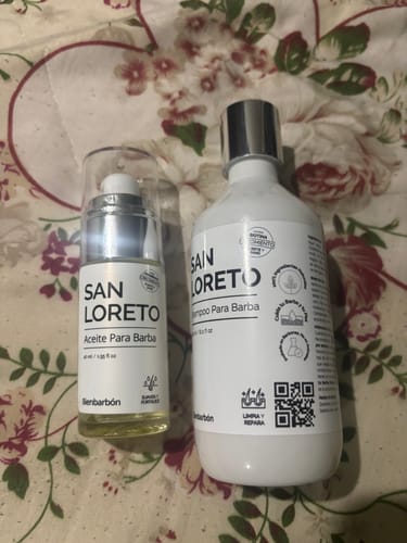 Customer photo review of Aceite y Shampoo Para Barba · Paquete 2 Piezas