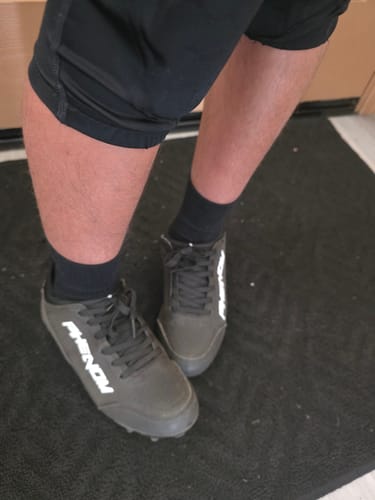 Customer photo review of Velocity 3.0: Youth Football Cleats - Black