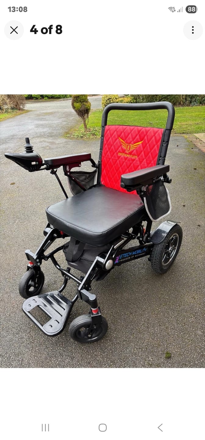 Customer photo review of 24V 12Ah Lithium-ion Battery for V2 Freedom Pro and Elite Powerchair