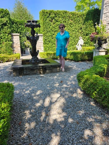 Customer photo review of Meo Linen Pocket Dress (Jade)