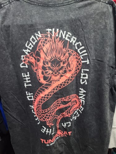 Customer photo review of LUCK OF THE DRAGON T-SHIRT