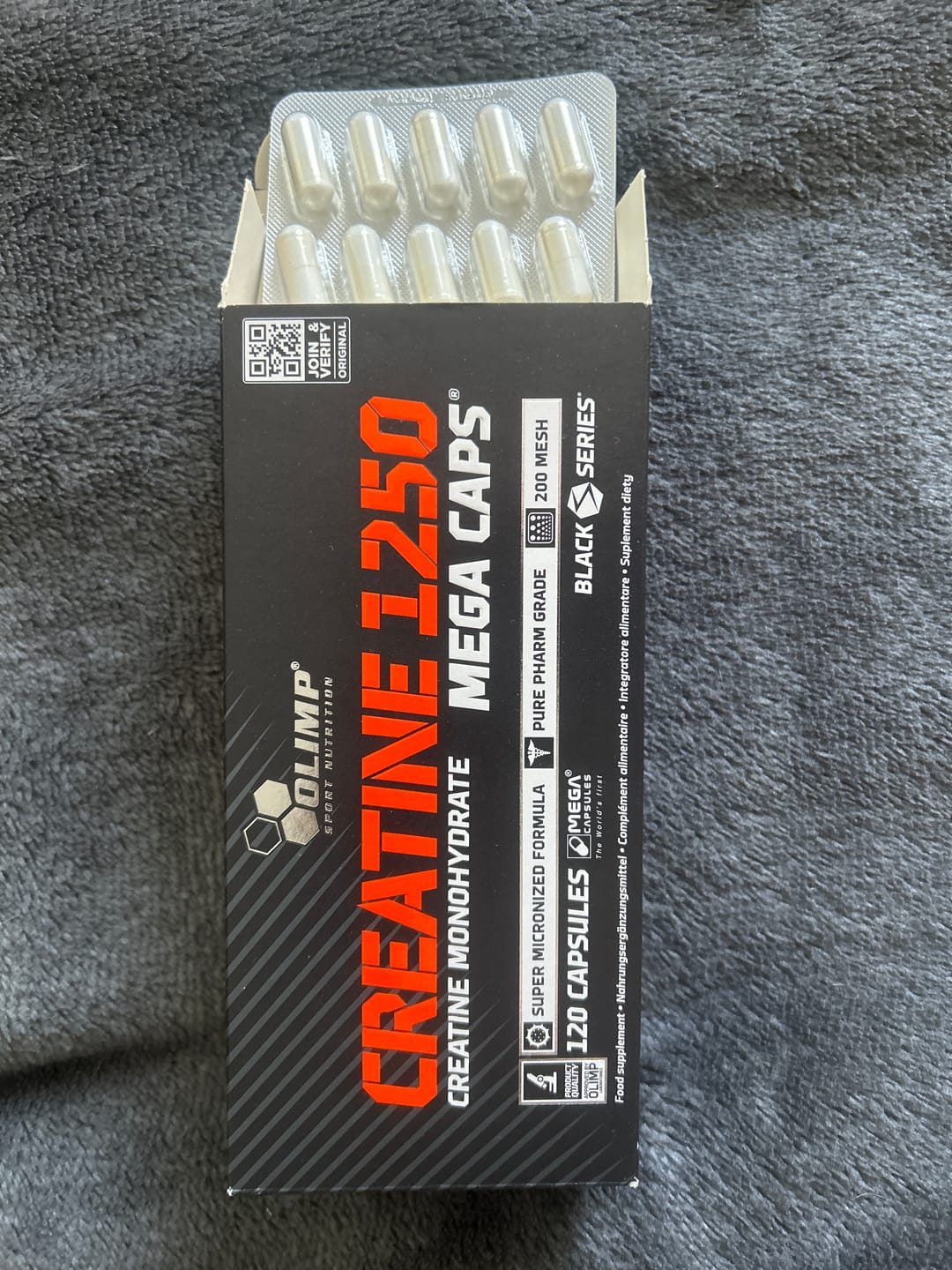 Customer photo review of Kreatīns Mega Caps (120 kapsulas)