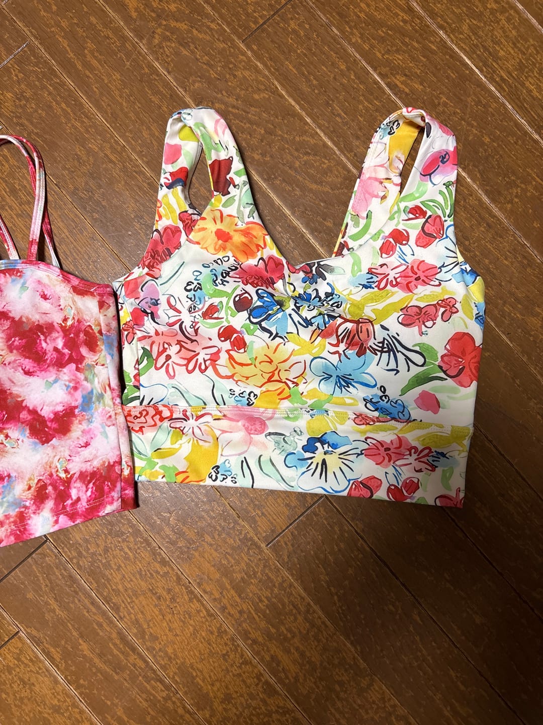 Customer photo review of ZOMIGEN｜カラフル花柄ヨガタンク 夏ヨガブラ